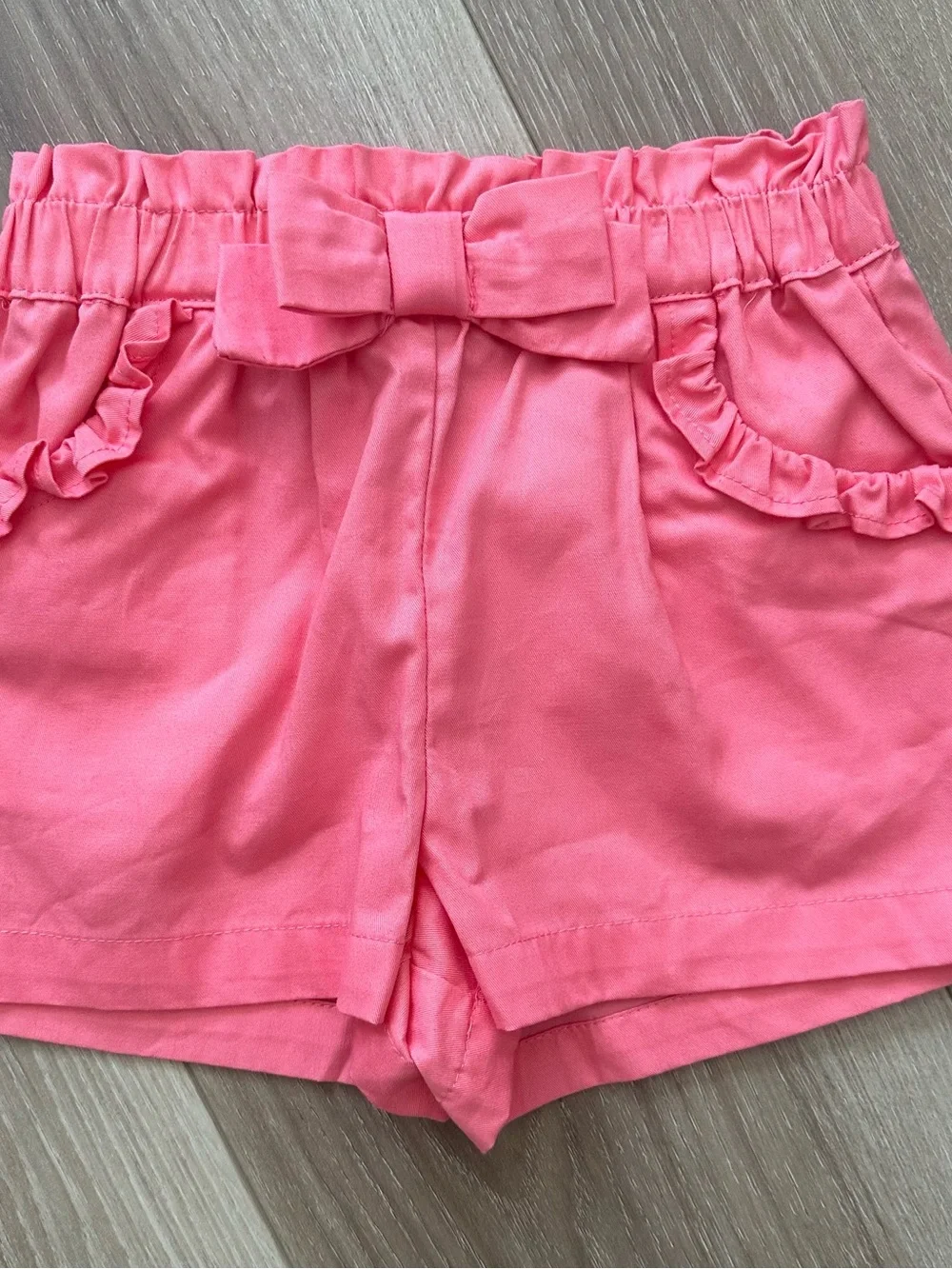 Haute Hippie Pink Crochet Trim Tank Top with Coral Shorts {Size 4T | NWT}